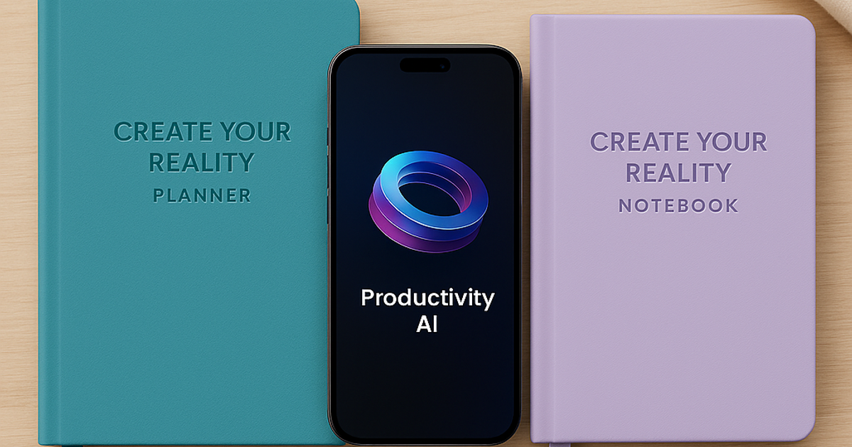 Conceptual Creating Your Reality planner cover