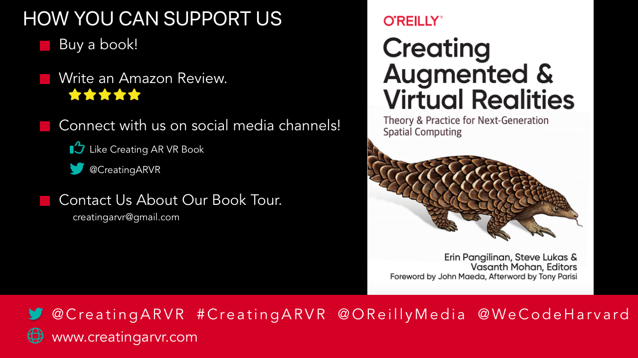 Behind the Publishing the Creating Augmented and Virtual Realities Book
