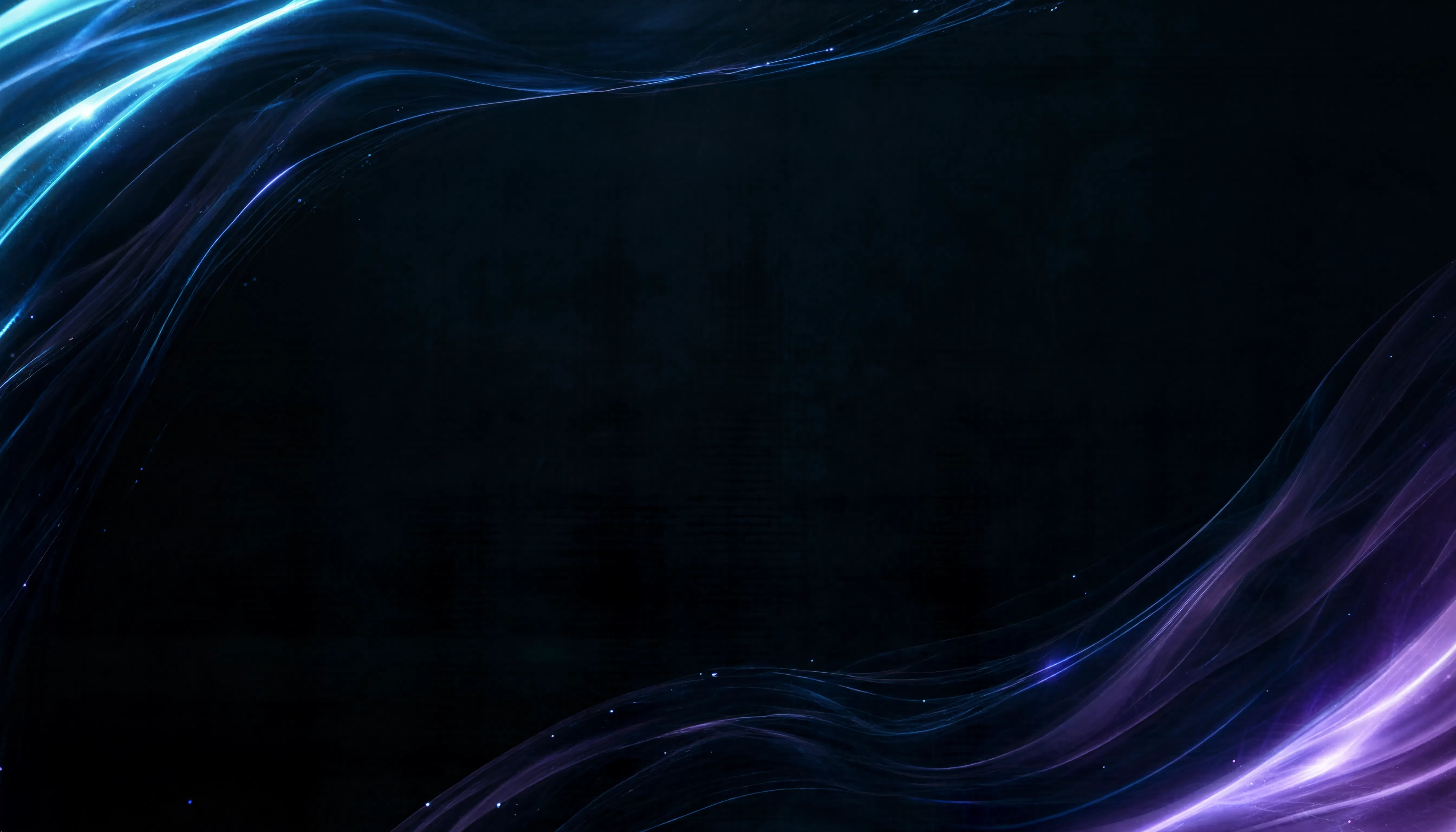 Flowing Cyan Violet Ribbon Hero