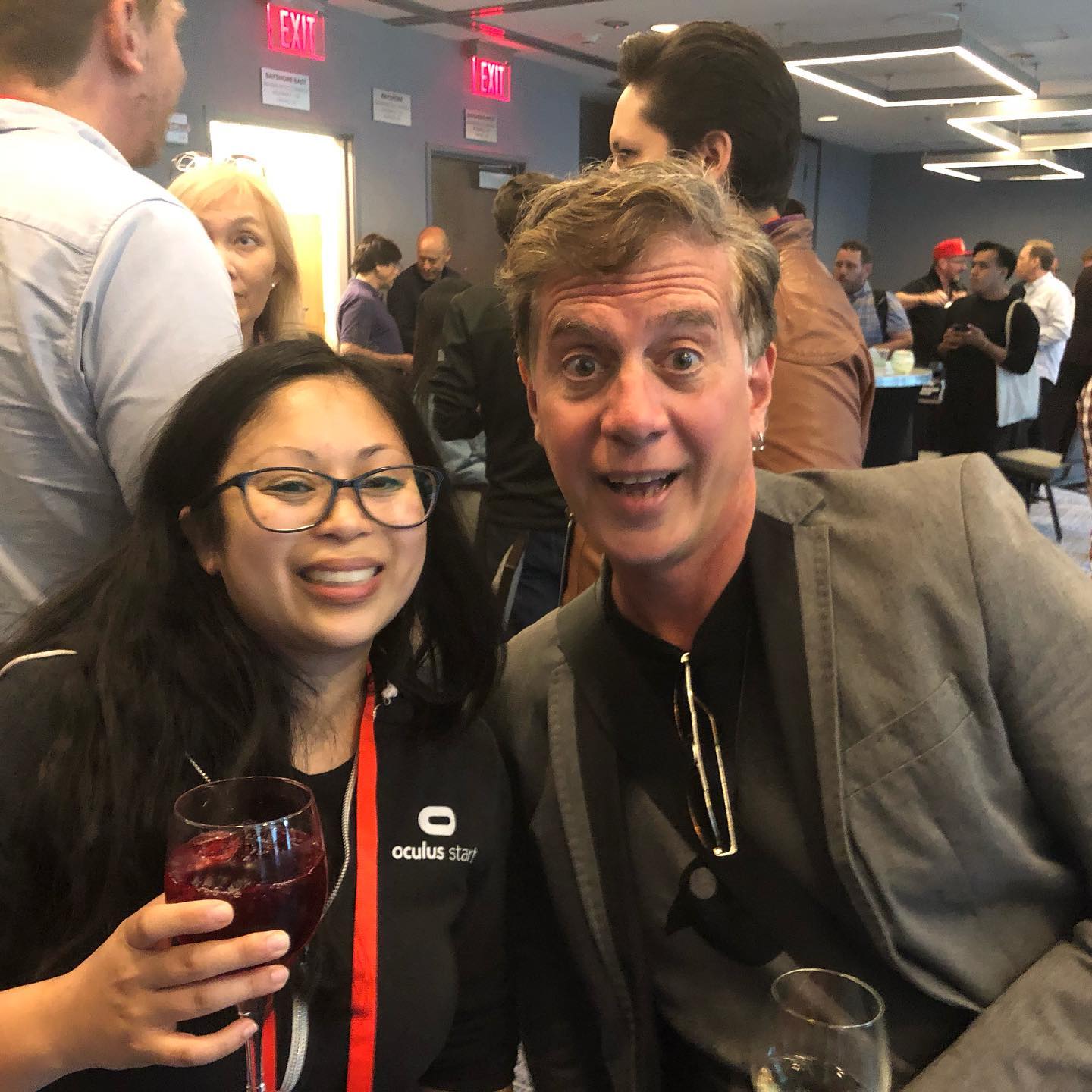 Erin and Toni Parisi at AWE 2019